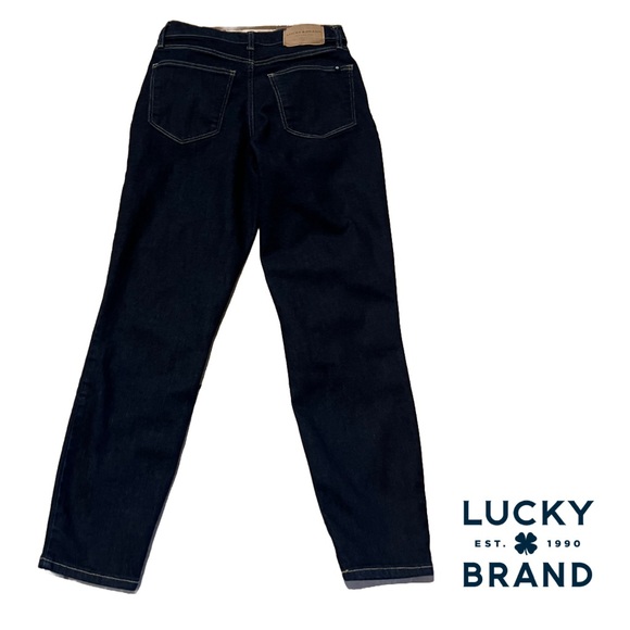 Lucky Brand | High Waisted | Dark Denim Jeans | Size 6 - Picture 4 of 4